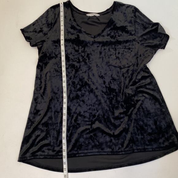 Spring + Mercer Velvet Legging Pocket Tee High Low EUC Sz XXL Polyester Stretch - Picture 10 of 13